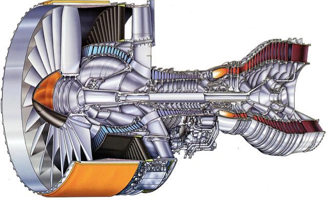 Jet motorlarının türbinlerinde, gaz tirbünlü elektrik santrallarında ve