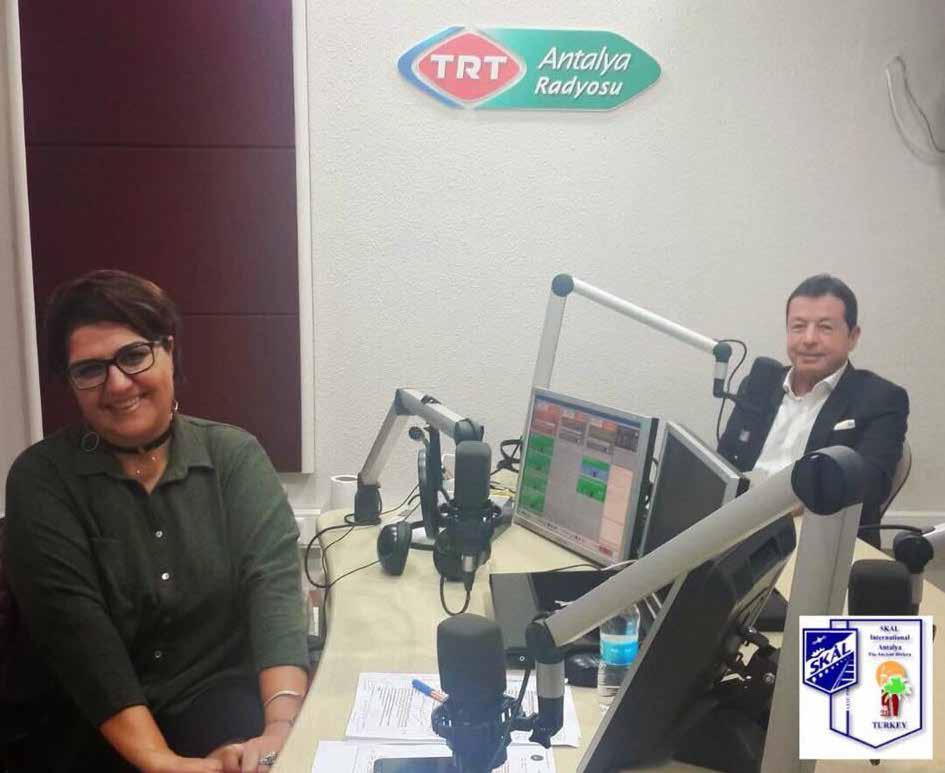 TRT ANTALYA RADYOSU Skal International Antalya kulübü başkanı Cüneyt KURU 28 Şubat Çarşamba günü TRT Antalya radyosunun konuğuydu.
