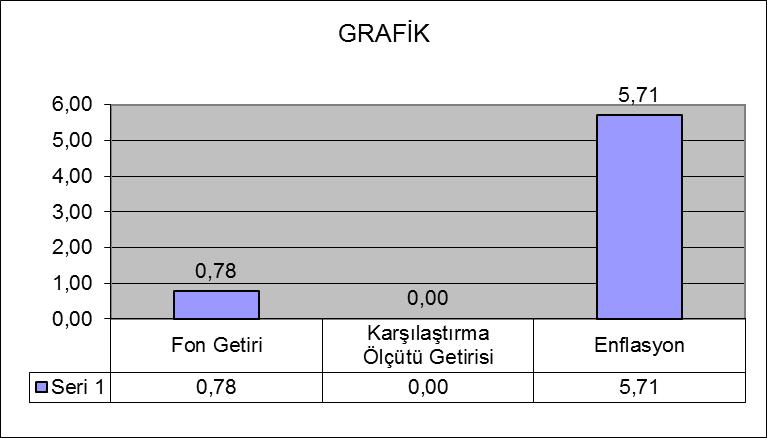 B. PERFORMANS BİLGİSİ Toplam Getiri (%) Karşılaştırma Ölçütünün Getirisi /Eşik Değer (%) Enflasyon Oranı (%) Portföyün Zaman İçinde Standart Sapması % Karşılaştırma Ölçütünün Standart Sapması Sunuma