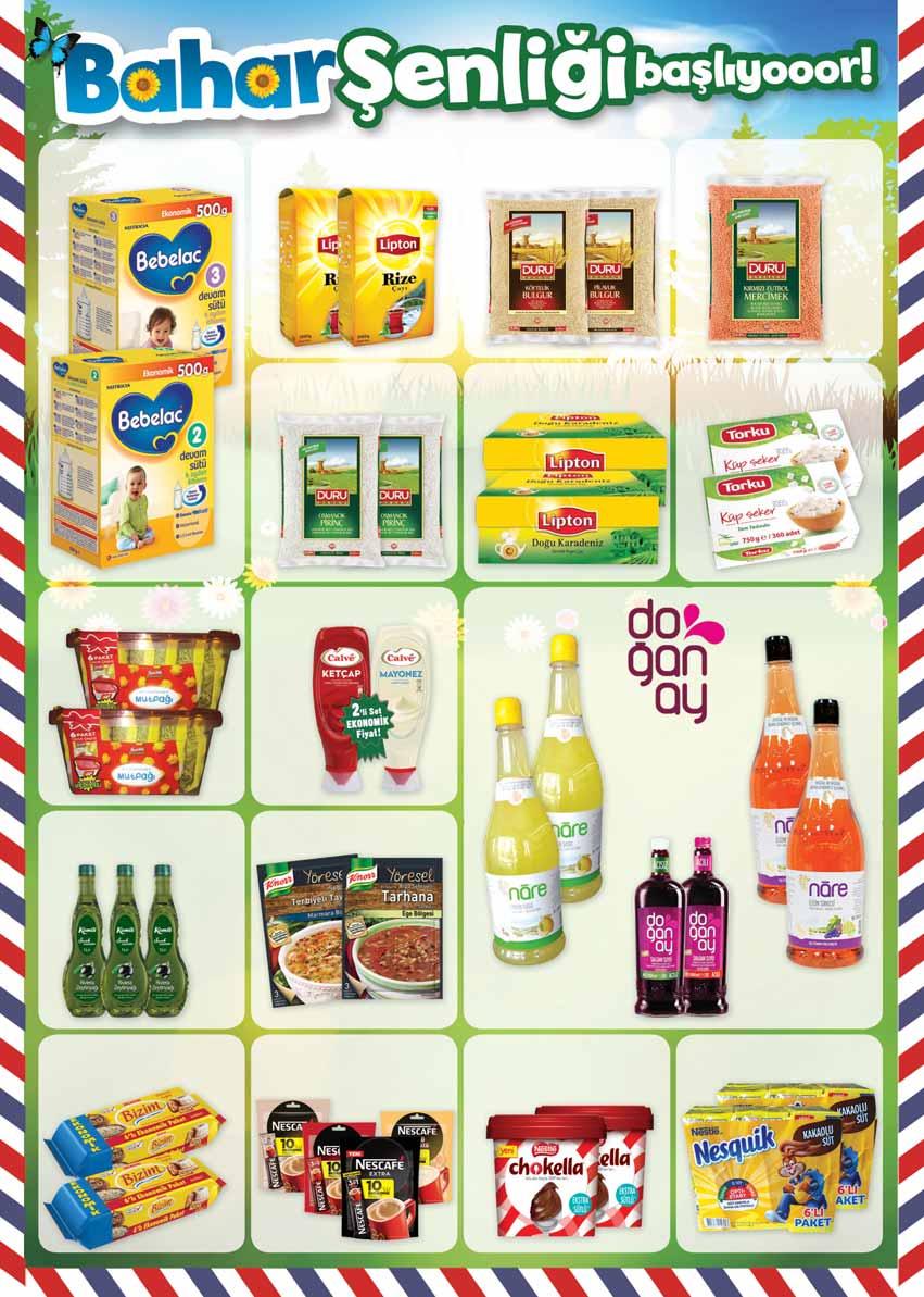 Bebelac 500 Gr. 34.99 TL Lipton Rize Çayı 1 Kg. 18.89 TL Duru Bulgur 1 Kg. 3.79 TL Duru Kırmızı Mercimek 1 Kg. 5.49 TL Duru Osmancık Pirinç 1 Kg. Lipton Ldk Demlik Poşet Çay 48 li 154 Gr. 8.