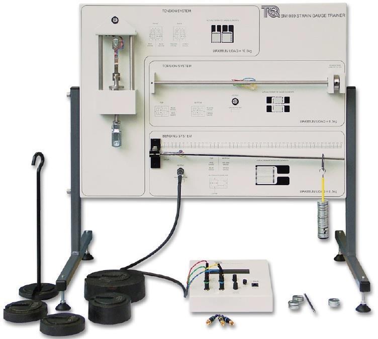 Şekil 3. Dikdörtgen kesitli kiriş 4. GERİNİM ÖLÇÜM DENEY TESİSATI - Deneylerde kullanılacak olan 3 adet numune - Strain Gauge deney seti - Dijital gösterge (gerinim ölçer), Şekil 4'de gösterilmiştir.