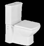 S Klozet Back to Wall LİDYA Rezervuar Cistern ARES Asma Klozet Wall Hung WC Pan 330 180