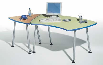 Idea + Idea + Komple set Serbest şekilli masalar için Serbest şekilli masa ve 3 ayaklı yan masa Kullanım alanı: Modern tasarım kompakt masalar için Malzeme: Yan ayak parçaları çelik, yan kapaklar