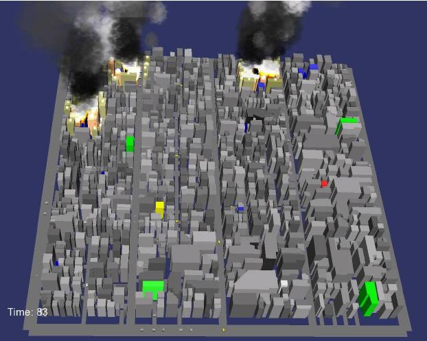 Arama-Kurtarma Simülasyonu Arama-Kurtarma Simülatörü deprem sonrası oluşacak felaketleri simüle