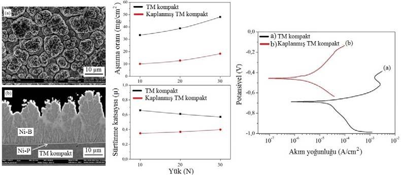 tribological properties of electroless Ni-B coating Corrosion resistance of iron based powder metal compact and electroless Ni-B coating Keywords: Powder metallurgy Electroless coating Ni-B Wear