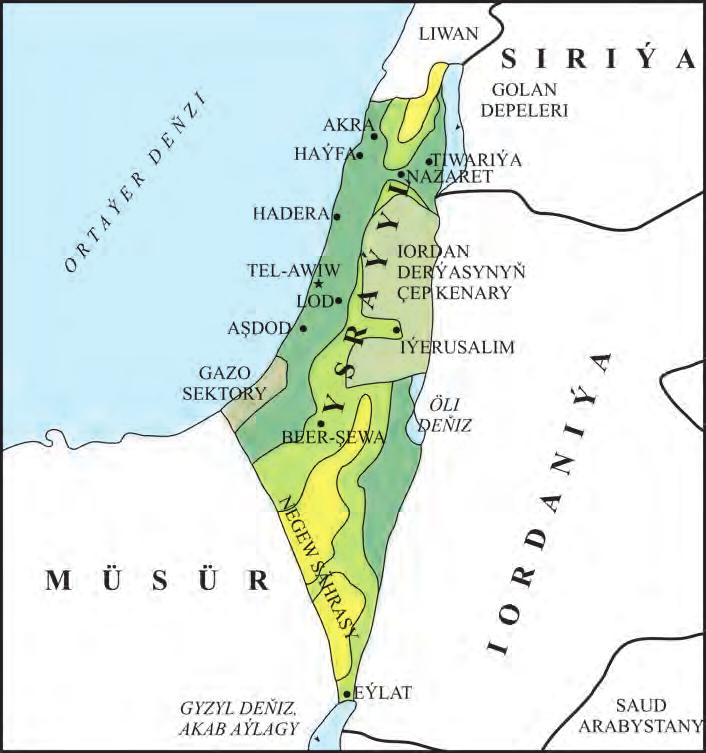 Ysraýyl Ýasir Arafat XX asyryň ahyrlarynda Palestina problemasynyň çözülmegi.