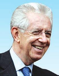 Mario Monti. 1943-nji ýylda dogulýar. Bokkoni uniwersitetini tamamlap, ykdysadyýet we menejment ugrundan alymlyk derejesini alýar.