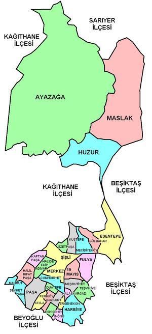 ġġġlġ ĠLÇESĠ ġiģli Ġlçesi, Ġstanbul Ġli nin batısında yer alır. 1987'de Kağıthane'nin ayrılmasından sonra ġiģli Ġlçesi toprakları ikiye bölünmüģ durumdadır.