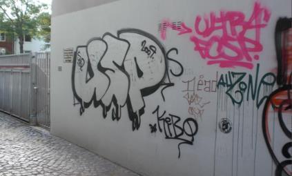 Grafiti karşısında koruma Duvarlar, yaya