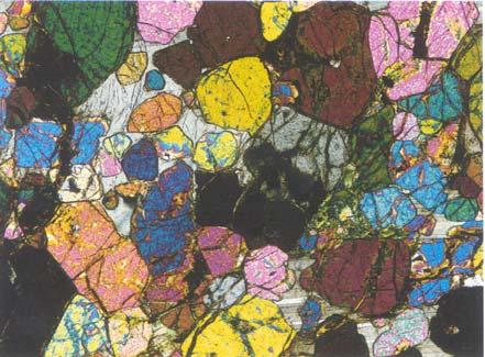 Mineraller Bowen tepkime serilerindeki sıralarına göre kristalleşir ve ilk oluşanlar idiomorf tanelerdir.