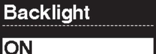 ÇALIŞMA VE AYAR Ayar Menüsü (SC-E6100) [Backlight] Ekran arka aydınlatmasını ayarlar. 1. [Backlight] menüsünü görüntüleyin. (1) Ayar menüsünü görüntüleyin.