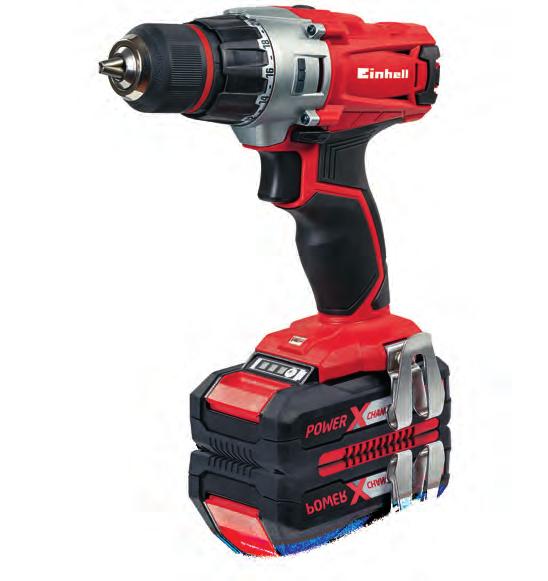 Einhell Akülü Vidalama AKÜLÜ VİDALAMA TE-CD 18/2 Li Akü Voltajı / kapasite 18 V / 1.5 Ah Şarj süresi 30 dak.