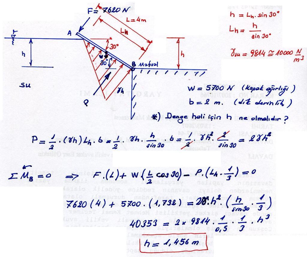 Akışkanlar Mekaniği Akışkanların Statiği -