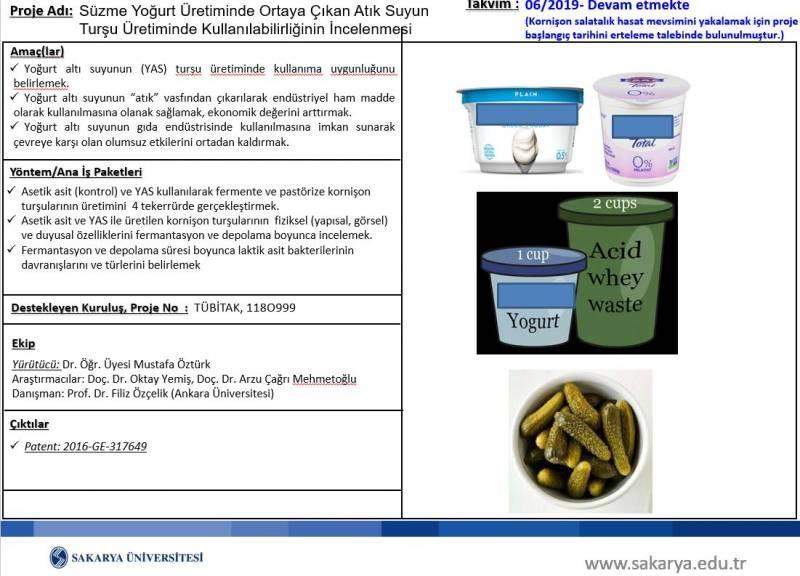 TÜBİTAK Proje Fakültemiz Gıda Mühendisliği Bölümünden Dr. Öğr.