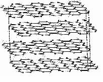 24 Karbon elektrotların çeşitleri: Karbon Pastası Elektrodu (CPE): Grafit tozunda bulunan karbon moleküllerinin düzlemsel ve aromatik halkalar halinde dizilimi Şekil 8' de görülmektedir.