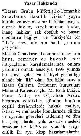 Bölüm 10 M. FATİH DİKİCİ Burada M. Fatih Dikici nin Anayasa Hukuku (Ankara, Agon Bilgi Akademisi, 10.