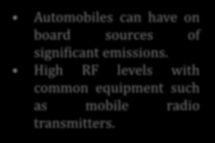 High RF levels with common