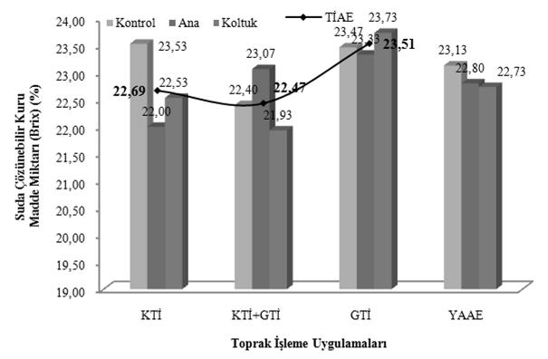 3 mıştır. Böylece uygulamada yalnız 3 er yapraklı koltuk sürgünleri bırakılmıştır. Tüm yaprak alma uygulamalarında mevcut yaprak sayıları yeşil budama ile hasat dönemine kadar muhafaza edilmiştir.