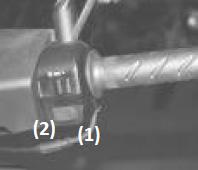Gaz Teli Ayarı Rölanti ayarının motor tamamen ısındıktan sonra yapılması gerekmektedir. Gaz Teli Ayarı; 1. Kilit somununu (1) gevşetin. 2.