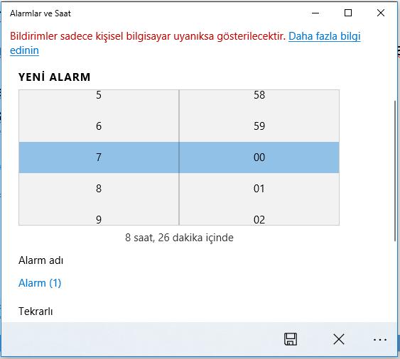 Windows 10 Uygulaması: Alarmlar ve Saat Alarmlar ve Saat zamanınızı yönetebilmeniz ve takip edebilmeniz için size alarmlar, dünya saati, zamanlayıcı ve kronometre sağlayan bir uygulamadır.