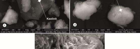 MgO, K 2 O ve TiO 2 değerlerinin aralık içerisinde çıkmaması zeminin sadece montmorillonit türü kil mineralinden