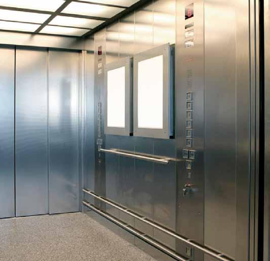 CARRYING CAPACITY OF CABIN : Design and Production is Done by Request YAN DUVARLAR : Satine Paslanmaz SIDE WALLS PANELS : Stainless steel / Brushed KABİN İÇİ : Satine Paslanmaz CAB(LIFT CAB) :