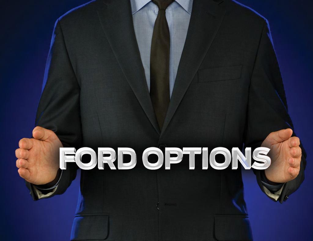 Ford Options özellikle size daha sık yeni araç sürüş keyfini yaşatmak için sunduğumuz bir üründür.