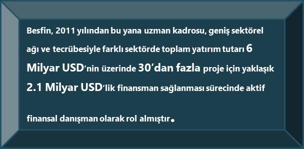 Proje Finansmanı Danışmanlığı I. AŞAMA I.