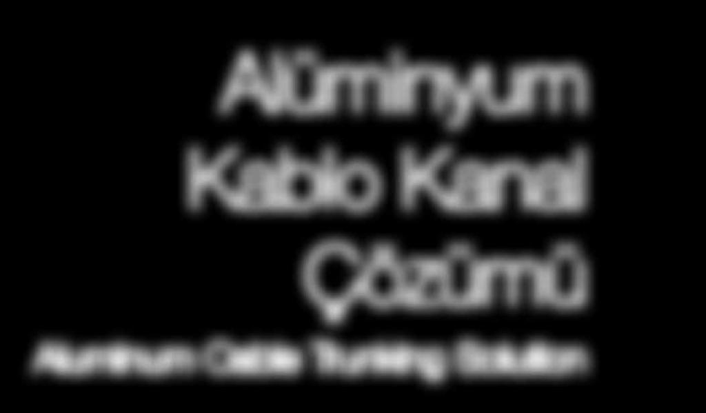 Floor Aluminum Cable Trunking Solution Balıksırtı