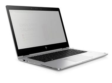 Şekil 2. HP EliteBook Ürünlerinde gizlilik deneyiminin temsil edilmesi.