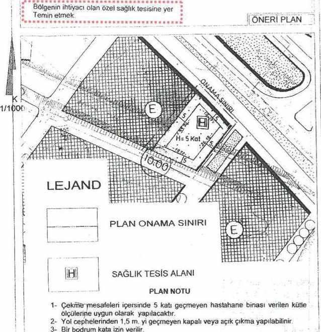 Bu kapsamda söz konusu parselde kullanım kararının eski haline dönüştürülmesine ilişkin hazırlanan 1/5000 ölçekli Nazım İmar Planı değişikliği Antalya Büyükşehir Belediye Meclisince onaylanmıştır.