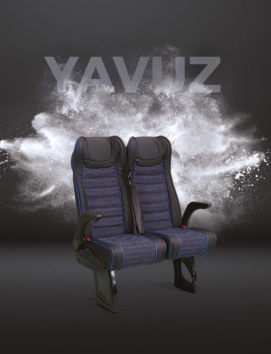 YAVUZPLUS Aşağı katlanır kolçak ve ara kolçak Yana açarlı Plus ve standart model seçenekleri Emniyet kemer