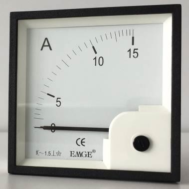 4.5. Ampermetre Yapısı Şekil 4.7: Etkin değer Elektrik akım şiddetini ölçmede kullanılan ölçü aletlerine ampermetre denir.
