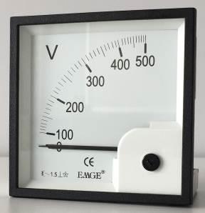 Pano tipi ölçü aletlerinde diğer pano tipi ölçü aletlerinde olduğu gibi ölçüm aletleri besleme ve ölçüm klemensleri bağlanarak ölçüm yapılır. 5.