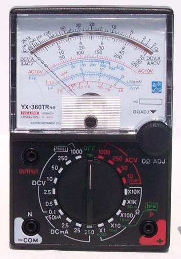 Multimetrelerin analog ve dijital tipleri mevcut olup analog olanları yapı olarak döner bobinli ölçü aletleridir.