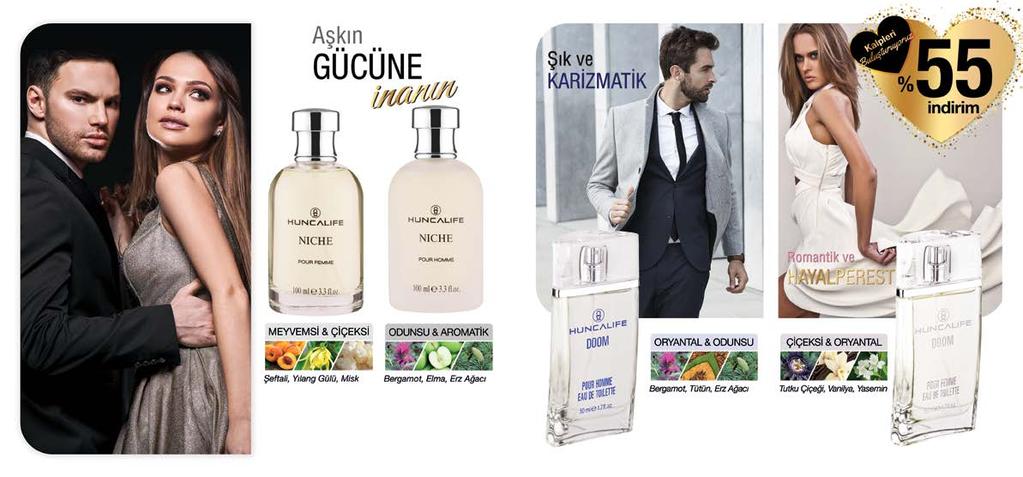 NICHE POUR FEMME Kadın Edt 100 ml - 27453 115,00 52,99 NICHE POUR HOMME Erkek Edt 100 ml - 27454 115,00