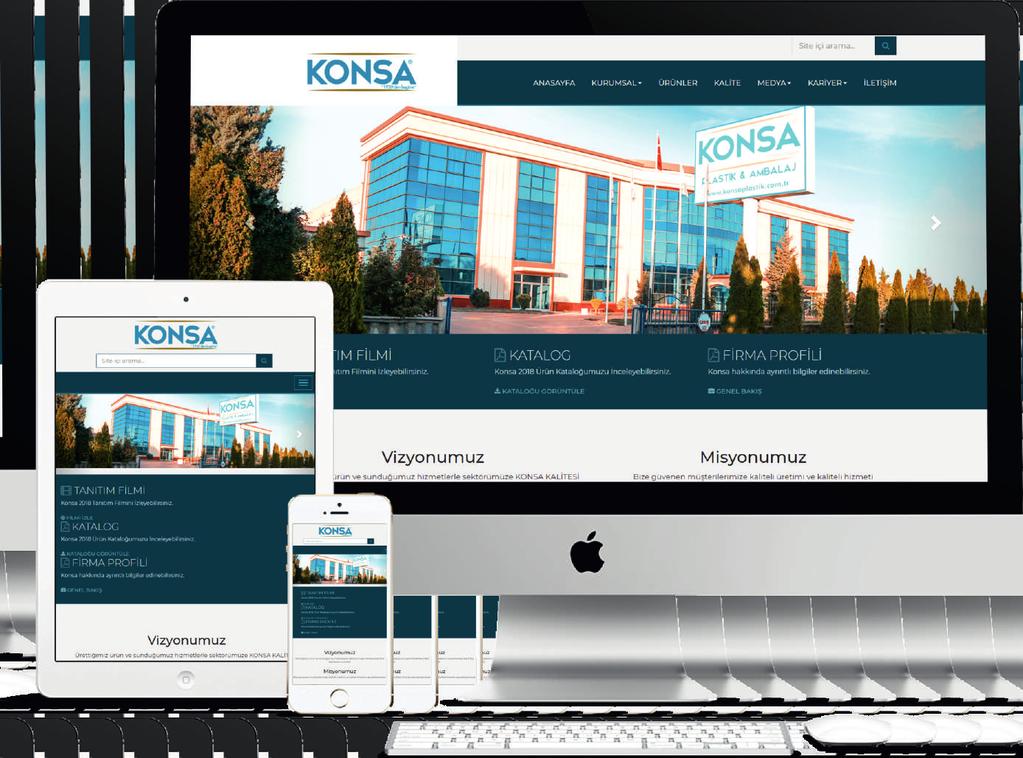 KONSA Web Tasarım & Geliştirme Kurumsal
