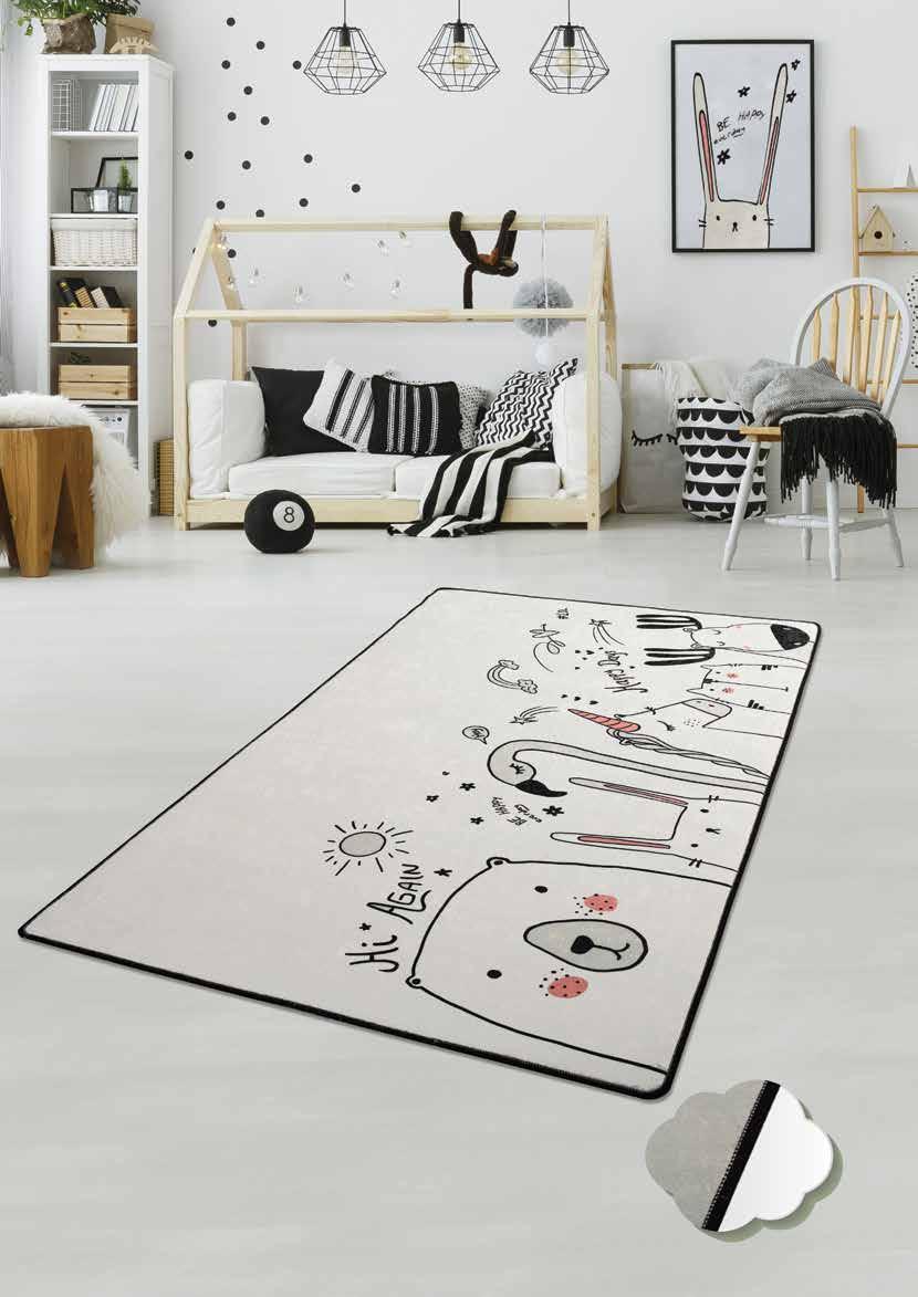 BEE HAPPY Rug 100x160 Dimenssions cm 140x190