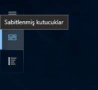 Tam Ekran Menüsü Tüm uygulamalarınızı görüntülemek için sol üst köşedeki Tüm uygulamalar simgesine tıklayın. Daha fazlasını görmek için aşağı doğru kaydırın.