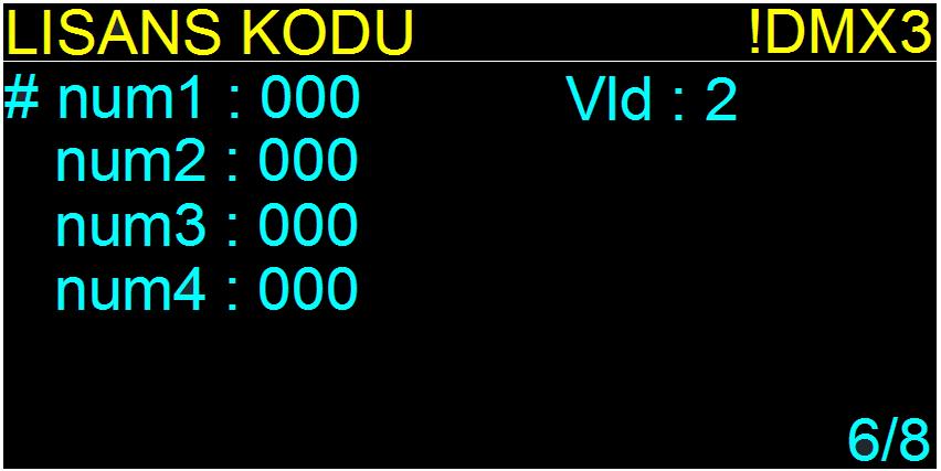 Bu modda cihaza bağlı tüm piksellerden/armatürlerden sadece seçilen kanala bağlı ve seçilen adresteki armatür sabit renkte yanar. Renk değerleri de R, G, B ve W değerleriyle belirlenir.