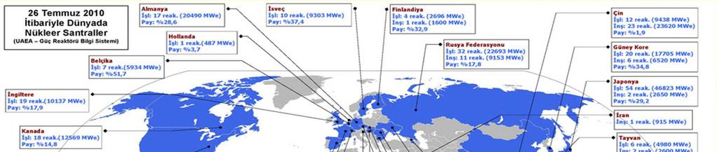 DÜNYA NÜKLEER SANTRAL HARĐTASI 31