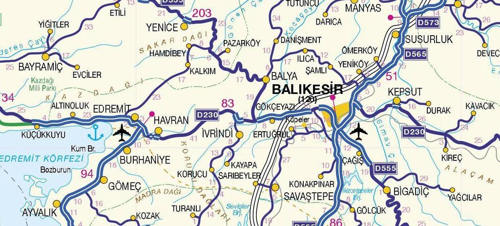 Ayrıca İstanbul üzerinden feribot ve deniz otobüsü ile ulaşılabildiği gibi, Körfez Havaalanı ve Balıkesir Havaalanı nın hizmete girmesiyle İstanbul havayolu bağlantısı da