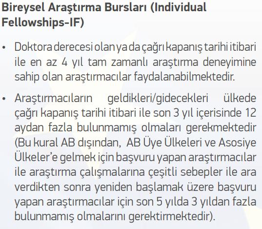 araştırmacının doktora danışmanından bağımsız en az bir önemli yayınının olması Baş araştırmacının çığır açmaya aday, yüksek riskli ancak yüksek kazançlı bir proje fikrinin olması Verilen Destekler;