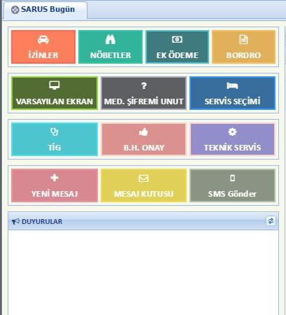 3 SMS EKRANI SMS modülü 3 kısım dan oluşur, -