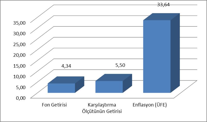 B. PERFORMANS BİLGİSİ Toplam Getiri Karşılaştırma Ölçütünün Getirisi Enflasyon Oranı Portföyün Zaman İçinde Standart Sapması **** Karşılaştırma Ölçütünün Standart Sapması **** Bilgi Rasyosu Sunuma