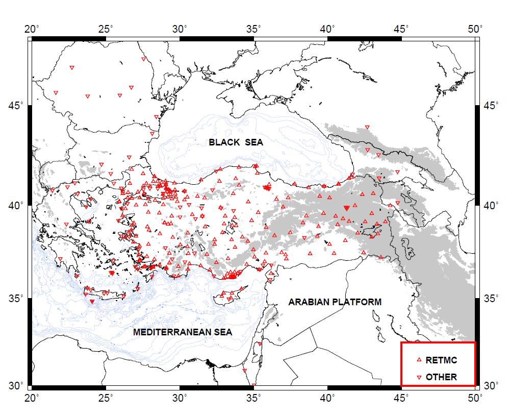 Cambaz et al. / Yerbilimleri, 2019, 40 (1), 110-135 Figure 1.