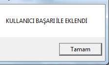 butonuna tıkladığınızda, açılan pencerede KULLANICI ADI VE PAROLA yazan yerleri doldurunuz.