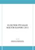 ELEKTRİK PİYASASI SEKTÖR RAPORU 2011