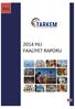 2014 2014 YILI 0000+ FAALİYET RAPORU