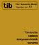 tib Tüm Ýktisatçýlar Birliði Yayýnlarý no: 13 Türkiye de kadýnýn sosyo-ekonomik durumu